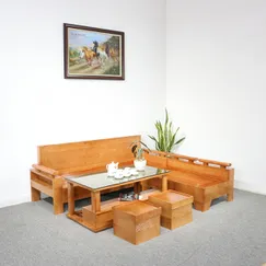 Bộ Bàn Ghế Sofa Phòng Khách Gỗ Sồi Góc L Đẹp Giá Rẻ Bộ Bàn Ghế Sofa Phòng Khách Gỗ Sồi Góc L Đẹp Giá Rẻ