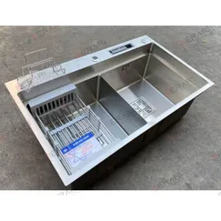 Chậu Rửa Bát 2 Hố Cân Kèm Phụ Kiện Chất Liệu Inox 304 Cao Cấp Chậu Rửa Bát 2 Hố Cân Kèm Phụ Kiện Chất Liệu Inox 304 Cao Cấp