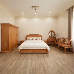 Combo Giường Tủ Phòng Cưới Gỗ Gõ Đỏ Cổ Điển Chất Lượng