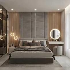 Combo Phòng Ngủ Hiện Đại Chất Liệu Gỗ Công Nghiệp Cao Cấp 