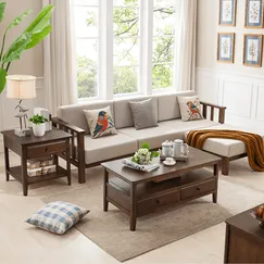 Ghế Góc Gỗ Sồi Tự Nhiên Phòng Khách Thiết Kế Theo Phong Cách Hiện Đại Ghế Góc Gỗ Sồi Tự Nhiên Phòng Khách Thiết Kế Theo Phong Cách Hiện Đại