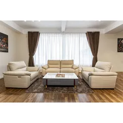 Mẫu Sofa Da Đẹp Thông Minh Màu Kem Cho Phòng Khách Hiện Đại Mẫu Sofa Da Đẹp Thông Minh Màu Kem Cho Phòng Khách Hiện Đại