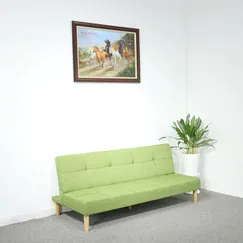 Ghế Sofa Bed Mở Ra Thành Giường Ngủ Bọc Nỉ Màu Xanh Lá Hiện Đại Giá Rẻ Ghế Sofa Bed Mở Ra Thành Giường Ngủ Bọc Nỉ Màu Xanh Lá Hiện Đại Giá Rẻ