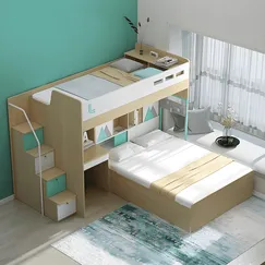 Giường Hai Tầng Kết Hợp Bàn Học Thiết Kế Tối Ưu Hiện Đại Giường Hai Tầng Kết Hợp Bàn Học Thiết Kế Tối Ưu Hiện Đại