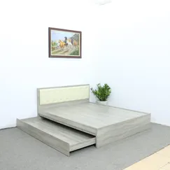 Giường Ngủ Có Nệm Đầu Giường Kiểu Mẹ Bồng Con 2 Trong 1 Màu Xám Ghi Đẹp Giường Ngủ Có Nệm Đầu Giường Kiểu Mẹ Bồng Con 2 Trong 1 Màu Xám Ghi Đẹp