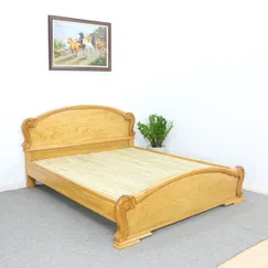 Giường Ngủ Cao Cấp Gỗ Gõ Đỏ Đầu Vòm Giường Ngủ Cao Cấp Gỗ Gõ Đỏ Đầu Vòm