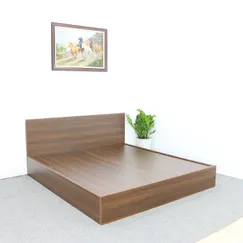 Giường Ngủ MDF Giá Rẻ Phủ Melamine Màu Nâu Đẹp Hiện Đại Giường Ngủ MDF Giá Rẻ Phủ Melamine Màu Nâu Đẹp Hiện Đại