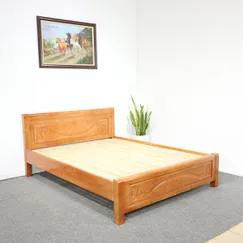 Giường Gỗ Sồi Nga Màu Cánh Gián Đẹp Giá Rẻ Giường Gỗ Sồi Nga Màu Cánh Gián Đẹp Giá Rẻ
