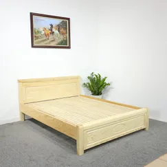 Mẫu Giường Gỗ Sồi Nga Màu Tự Nhiên Bền Đẹp Giá Rẻ Mẫu Giường Gỗ Sồi Nga Màu Tự Nhiên Bền Đẹp Giá Rẻ