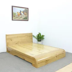 Giường Ngủ Gỗ Sồi Tự Nhiên Hiện Đại Cong Chữ S Đẹp Giá Rẻ Giường Ngủ Gỗ Sồi Tự Nhiên Hiện Đại Cong Chữ S Đẹp Giá Rẻ