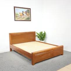 Giường Gỗ Xoan Đào 1m6x2m Tự Nhiên Bền Đẹp Sang Trọng Giường Gỗ Xoan Đào 1m6x2m Tự Nhiên Bền Đẹp Sang Trọng