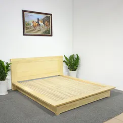 Giường Gỗ Kiểu Nhật Gỗ Sồi Màu Tự Nhiên Đẹp Hiện Đại Giường Gỗ Kiểu Nhật Gỗ Sồi Màu Tự Nhiên Đẹp Hiện Đại