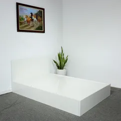 Giường Ngủ Màu Trắng Gỗ MDF Phủ Melamine Đẹp Giá Rẻ Giường Ngủ Màu Trắng Gỗ MDF Phủ Melamine Đẹp Giá Rẻ