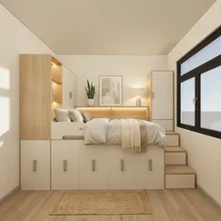 Giường Ngủ Thông Minh Tích Hợp Nhiều Ngăn Tủ Để Đồ Giá Ưu Đãi