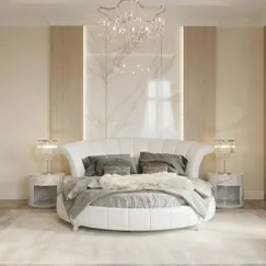 Giường Ngủ Tròn Cao Cấp Phong Cách Tân Cổ Điển Giá Ưu Đãi