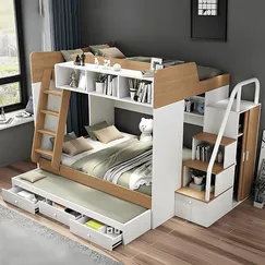 Giường Tầng Cao Cấp Gỗ Công Nghiệp Đa Năng Hiện Đại Giường Tầng Cao Cấp Gỗ Công Nghiệp Đa Năng Hiện Đại