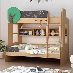Giường Tầng Hiện Đại Cho Trẻ Em Thiết Kế Nhỏ Gọn Bằng Gỗ Công Nghiệp Giường Tầng Hiện Đại Cho Trẻ Em Thiết Kế Nhỏ Gọn Bằng Gỗ Công Nghiệp