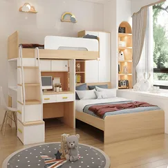 Giường Tầng Thông Minh Cho Bé Gỗ MDF Thiết Kế Đa Năng Giường Tầng Thông Minh Cho Bé Gỗ MDF Thiết Kế Đa Năng