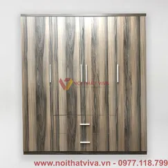 Tủ Quần Áo 4 Cánh MDF Màu Nết Hiện Đại Đẹp Giá Rẻ Tủ Quần Áo 4 Cánh MDF Màu Nết Hiện Đại Đẹp Giá Rẻ