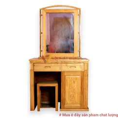 Bàn Trang Điểm Gỗ Sồi Nga Đẹp Gương Vuông Bàn Trang Điểm Gỗ Sồi Nga Đẹp Gương Vuông