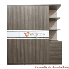 Tủ Quần Áo Gỗ Công Nghiệp 3 Cánh Góc Tường Hiện Đại Đẹp Giá Rẻ