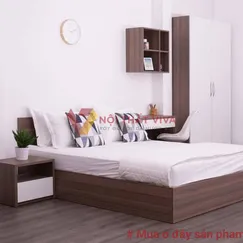 Bộ Combo Phòng Ngủ Đẹp Màu Nâu Phối Trắng Giá Rẻ Bộ Combo Phòng Ngủ Đẹp Màu Nâu Phối Trắng Giá Rẻ