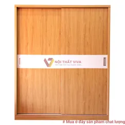 Tủ Quần Áo 2 Cánh Lùa Gỗ Công Nghiệp MDF Melamine Tủ Quần Áo 2 Cánh Lùa Gỗ Công Nghiệp MDF Melamine