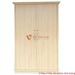 Tủ Quần Áo 2 Cánh MDF Phủ Melamine Màu Vân Lim Tủ Quần Áo 2 Cánh MDF Phủ Melamine Màu Vân Lim