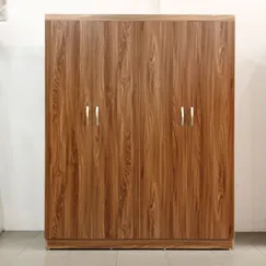 Tủ Quần Áo Màu Óc Chó 4 Cánh MDF Melamine Tủ Quần Áo Màu Óc Chó 4 Cánh MDF Melamine