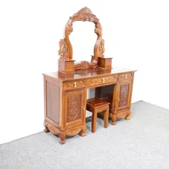 Bàn Trang Điểm Gỗ Lát Chạm Hoa Văn Đẹp Giá Rẻ Bàn Trang Điểm Gỗ Lát Chạm Hoa Văn Đẹp Giá Rẻ