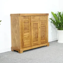 Tủ Để Giày Dép Gỗ Hương Xám 3 Cánh Đẹp Giá Rẻ Tủ Để Giày Dép Gỗ Hương Xám 3 Cánh Đẹp Giá Rẻ