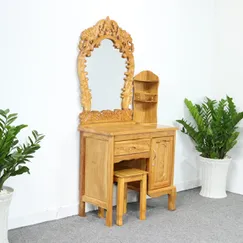 Mẫu Bàn Phấn Trang Điểm Gỗ Gõ Đỏ Nữ Hoàng Chạm Hoa Văn Cao Cấp Mẫu Bàn Phấn Trang Điểm Gỗ Gõ Đỏ Nữ Hoàng Chạm Hoa Văn Cao Cấp