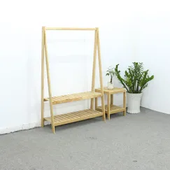 Kệ Chữ A Treo Quần Áo 2 Tầng + Đôn Gỗ Ghép phủ vân Sồi Dày Dặn Chắc Chắn Giá Rẻ Kệ Chữ A Treo Quần Áo 2 Tầng + Đôn Gỗ Ghép phủ vân Sồi Dày Dặn Chắc Chắn Giá Rẻ
