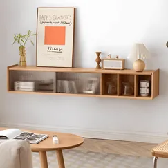 Kệ Để Tivi Treo Tường Gỗ Sồi Cánh Kính Sọc Đẹp Giá Rẻ Kệ Để Tivi Treo Tường Gỗ Sồi Cánh Kính Sọc Đẹp Giá Rẻ