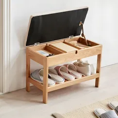Kệ Dép Thông Minh Bằng Gỗ Nhỏ Gọn Kết Hợp Ghế Ngồi Tiện Lợi Kệ Dép Thông Minh Bằng Gỗ Nhỏ Gọn Kết Hợp Ghế Ngồi Tiện Lợi