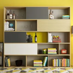 Kệ Sách Đứng Gỗ Công Nghiệp Phủ Melamine Chất Lượng Bền Đẹp  Kệ Sách Đứng Gỗ Công Nghiệp Phủ Melamine Chất Lượng Bền Đẹp