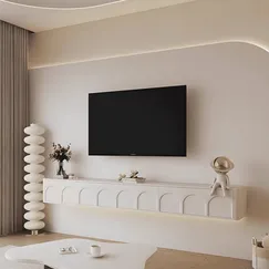 Kệ Treo Tường Để Tivi Thiết Kế Sang Trọng Gỗ MDF Sơn Trắng Hiện Đại  Kệ Treo Tường Để Tivi Thiết Kế Sang Trọng Gỗ MDF Sơn Trắng Hiện Đại