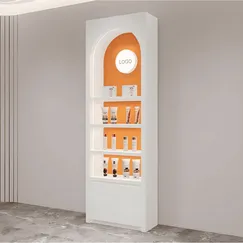 Kệ Trưng Bày Nước Hoa, Mỹ Phẩm Gỗ Công Nghiệp Kiểu Mái Vòm Kệ Trưng Bày Nước Hoa, Mỹ Phẩm Gỗ Công Nghiệp Kiểu Mái Vòm