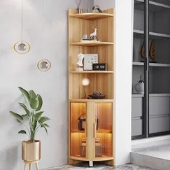 Kệ Trưng Bày Rượu Góc Tường Gỗ MDF Kết Hợp Cánh Kính Đẹp Giá Rẻ Kệ Trưng Bày Rượu Góc Tường Gỗ MDF Kết Hợp Cánh Kính Đẹp Giá Rẻ