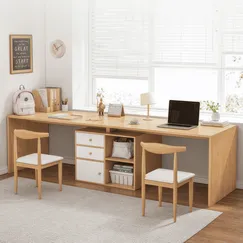 Mẫu Bàn Học Đôi Có Tủ Đựng Đồ Gỗ Công Nghiệp Hiện Đại Giá Tốt Mẫu Bàn Học Đôi Có Tủ Đựng Đồ Gỗ Công Nghiệp Hiện Đại Giá Tốt