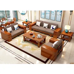 Mẫu Ghế Sofa Gỗ Đơn Giản Hiện Đại Gỗ Sồi Sơn Màu Cánh Gián Đẹp  Mẫu Ghế Sofa Gỗ Đơn Giản Hiện Đại Gỗ Sồi Sơn Màu Cánh Gián Đẹp