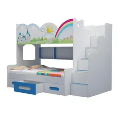 Mẫu Giường Hai Tầng Thiết Kế Kiểu Lâu Đài Dành Cho Trẻ Bền Đẹp Giá Rẻ