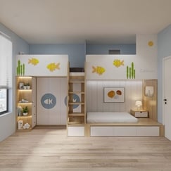 Mẫu Giường Tầng Đẹp Đơn Giản Giá Rẻ Chất Lượng Cao 