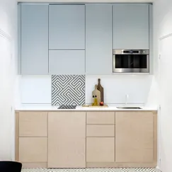Mẫu Nhà Bếp Nhỏ Đẹp Hình Chữ I Gỗ MDF Phủ Melamine Đẹp Giá Rẻ Mẫu Nhà Bếp Nhỏ Đẹp Hình Chữ I Gỗ MDF Phủ Melamine Đẹp Giá Rẻ