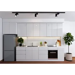 Mẫu Tủ Bếp Chữ I Với Thiết Kế Hiện Đại, Tiện Ích Cho Không Gian Bếp Mẫu Tủ Bếp Chữ I Với Thiết Kế Hiện Đại, Tiện Ích Cho Không Gian Bếp