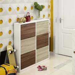 Mẫu Tủ Giày Dép Hiện Đại Gỗ MDF Phủ Melamine 6 Ngăn Chứa Đẹp Giá Rẻ Mẫu Tủ Giày Dép Hiện Đại Gỗ MDF Phủ Melamine 6 Ngăn Chứa Đẹp Giá Rẻ