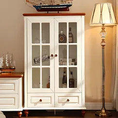Mẫu Tủ Rượu Bằng Gỗ Đẹp Cánh Ốp Kính Chân Cao Phong Cách Bắc Âu Mẫu Tủ Rượu Bằng Gỗ Đẹp Cánh Ốp Kính Chân Cao Phong Cách Bắc Âu