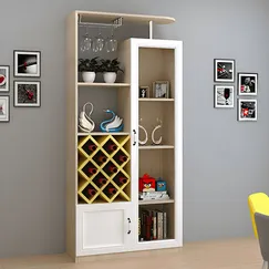 Mẫu Tủ Rượu Đẹp Phòng Khách Gỗ Công Nghiệp MDF Phủ Melamine Giá Tốt