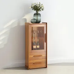 Mẫu Tủ Rượu Mini Gỗ Tự Nhiên Thiết Kế Gọn Gàng Đa Năng Mẫu Tủ Rượu Mini Gỗ Tự Nhiên Thiết Kế Gọn Gàng Đa Năng