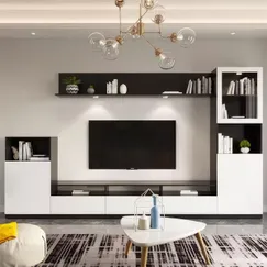 Mẫu Tủ Tivi Kết Hợp Kệ Treo Gỗ Công Nghiệp MDF Hiện Đại Đẹp Mẫu Tủ Tivi Kết Hợp Kệ Treo Gỗ Công Nghiệp MDF Hiện Đại Đẹp
